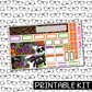 PRINTABLE - Spooky Season Monthly, Weekly and or Journaling Sticker Kit