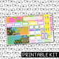 PRINTABLE -  Garden Monthly, Weekly and or Journaling Sticker Kit