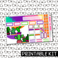 PRINTABLE - Lookin' Sharp Monthly, Weekly and or Journaling Sticker Kit