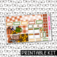 PRINTABLE - Sweater Weather Monthly, Weekly and or Journaling Sticker Kit