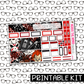 PRINTABLE - Horror Nights Monthly, Weekly and or Journaling Sticker Kit