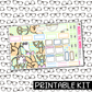 PRINTABLE - Groovy Halloween Monthly, Weekly and or Journaling Sticker Kit