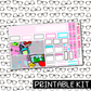 PRINTABLE - Gamer Girl Monthly, Weekly and or Journaling Sticker Kit