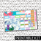 PRINTABLE -Under the Sea Monthly, Weekly and or Journaling Sticker Kit