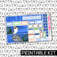 PRINTABLE - Be A Shark Monthly, Weekly and or Journaling Sticker Kit