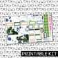 PRINTABLE - Plants Monthly, Weekly and or Journaling Sticker Kit