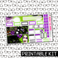 PRINTABLE - Beetlejuice Monthly, Weekly and or Journaling Sticker Kit