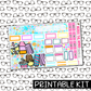 PRINTABLE - Chill Out Monthly, Weekly and or Journaling Sticker Kit