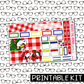 PRINTABLE - Dog Christmas Monthly, Weekly and or Journaling Sticker Kit