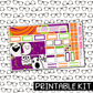 PRINTABLE - Hey Boo Monthly, Weekly and or Journaling Sticker Kit