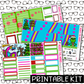 PRINTABLE - You're a Mean One Monthly, Weekly and or Journaling Sticker Kit