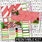 PRINTABLE - HoHo Gnome Monthly, Weekly and or Journaling Sticker Kit