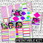 PRINTABLE - BSB Monthly, Weekly and or Journaling Sticker Kit