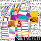PRINTABLE -Tacos Monthly, Weekly and or Journaling Sticker Kit
