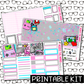 PRINTABLE - Gamer Girl Monthly, Weekly and or Journaling Sticker Kit