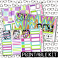 PRINTABLE - NSYNC Monthly, Weekly and or Journaling Sticker Kit