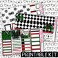 PRINTABLE - O Christmas Tree Monthly, Weekly and or Journaling Sticker Kit