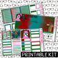 PRINTABLE - Christmas Story Monthly, Weekly and or Journaling Sticker Kit