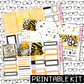 PRINTABLE - Sweet as Honey Gnomes Monthly, Weekly and or Journaling Sticker Kit