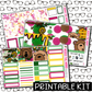 PRINTABLE - Don't Feed The Bears Monthly, Weekly and or Journaling Sticker Kit