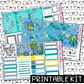 PRINTABLE -DuckyDoo Monthly, Weekly and or Journaling Sticker Kit