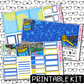 PRINTABLE - BB House Monthly, Weekly and or Journaling Sticker Kit