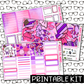 PRINTABLE - Life Is Sweet Monthly, Weekly and or Journaling Sticker Kit