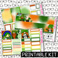 PRINTABLE - Lucky Gnomes Monthly, Weekly and or Journaling Sticker Kit