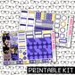 PRINTABLE -Jonas Monthly, Weekly and or Journaling Sticker Kit