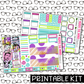 PRINTABLE - NSYNC Monthly, Weekly and or Journaling Sticker Kit