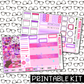 PRINTABLE - Life Is Sweet Monthly, Weekly and or Journaling Sticker Kit