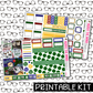PRINTABLE - KEVIN! Monthly, Weekly and or Journaling Sticker Kit
