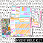 PRINTABLE - Chill Out Monthly, Weekly and or Journaling Sticker Kit
