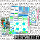 PRINTABLE - Sul Sul Monthly, Weekly and or Journaling Sticker Kit
