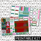 PRINTABLE - Christmas Story Monthly, Weekly and or Journaling Sticker Kit