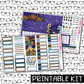 PRINTABLE - Nativity Monthly, Weekly and or Journaling Sticker Kit