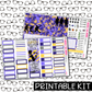 PRINTABLE -Jonas Monthly, Weekly and or Journaling Sticker Kit