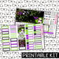 PRINTABLE - Beetlejuice Monthly, Weekly and or Journaling Sticker Kit
