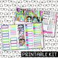PRINTABLE - NSYNC Monthly, Weekly and or Journaling Sticker Kit