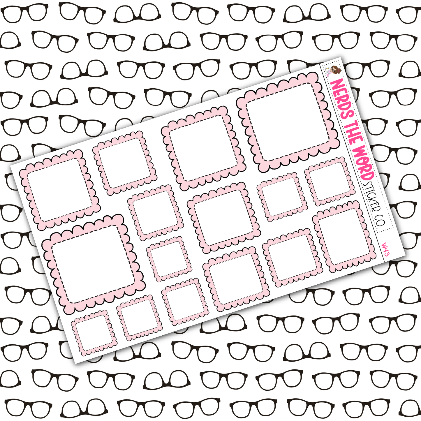 Bumpy Box Functional Planner Stickers