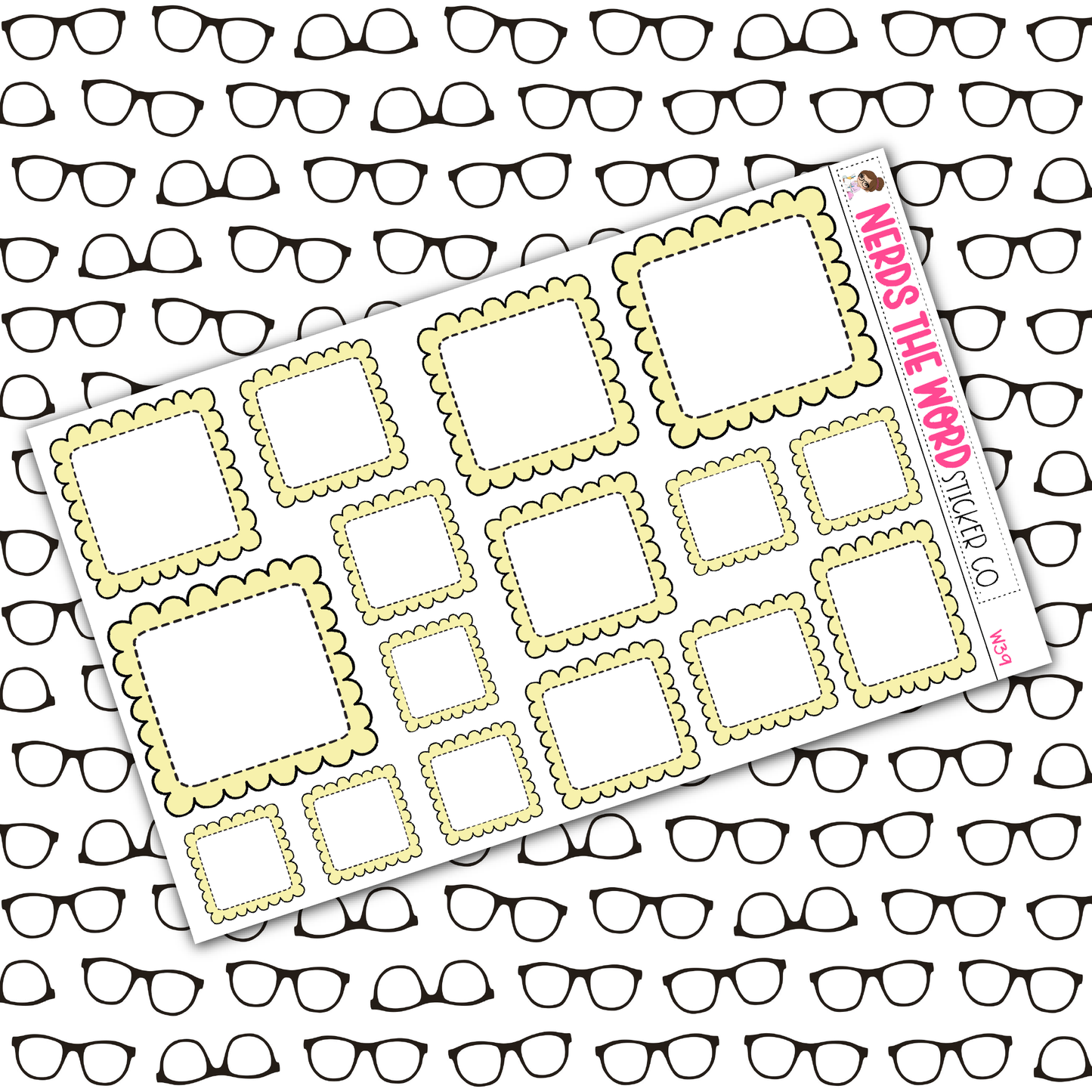 Bumpy Box Functional Planner Stickers