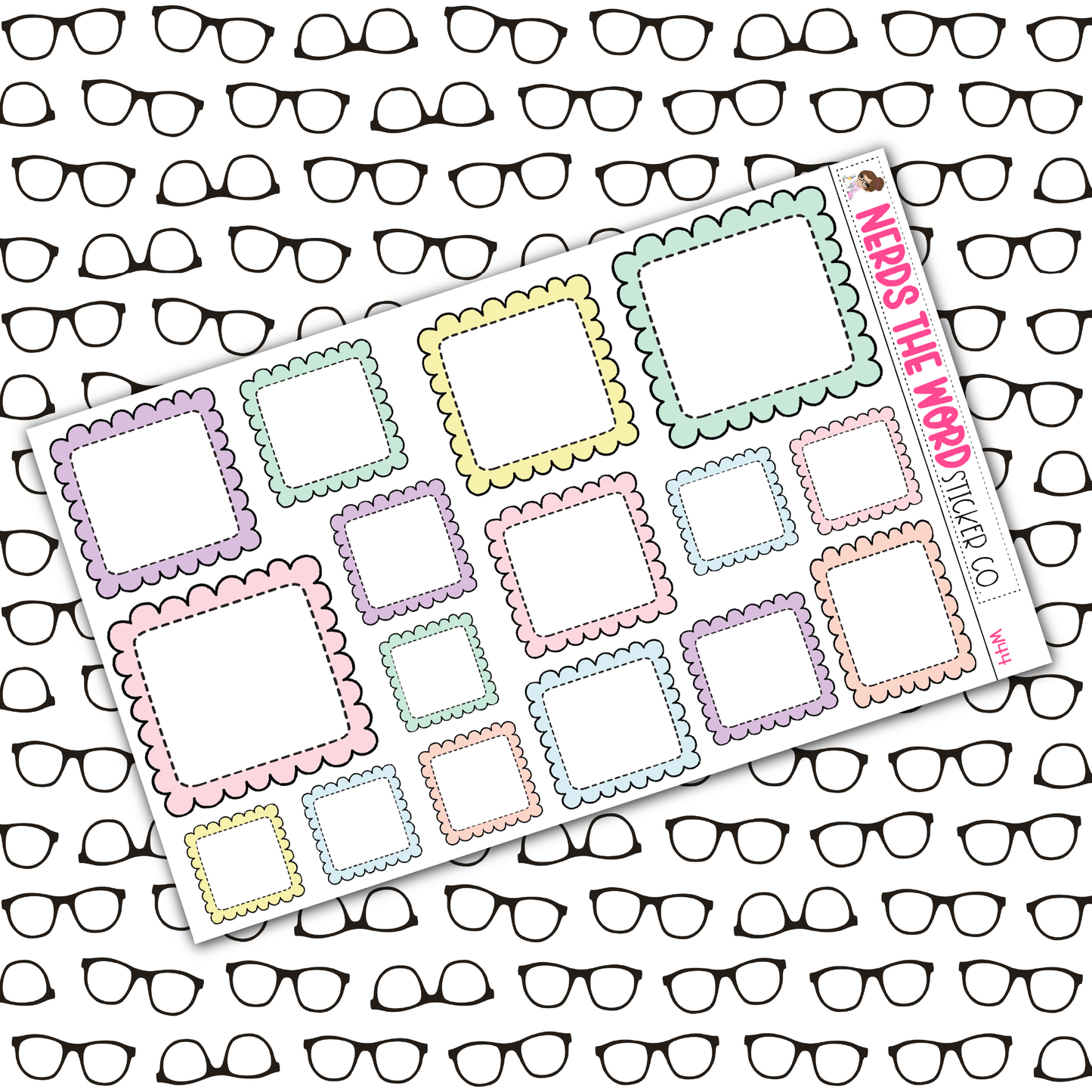 Bumpy Box Functional Planner Stickers