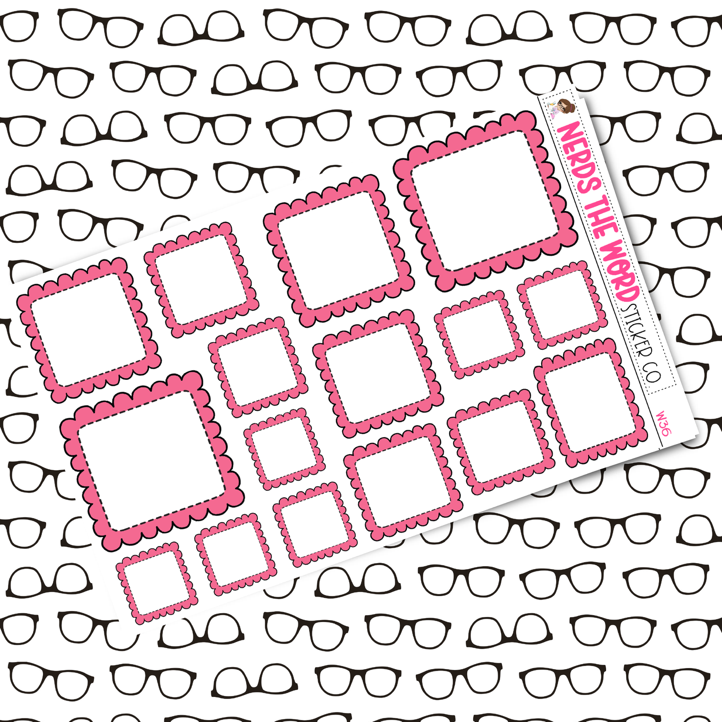 Bumpy Box Functional Planner Stickers