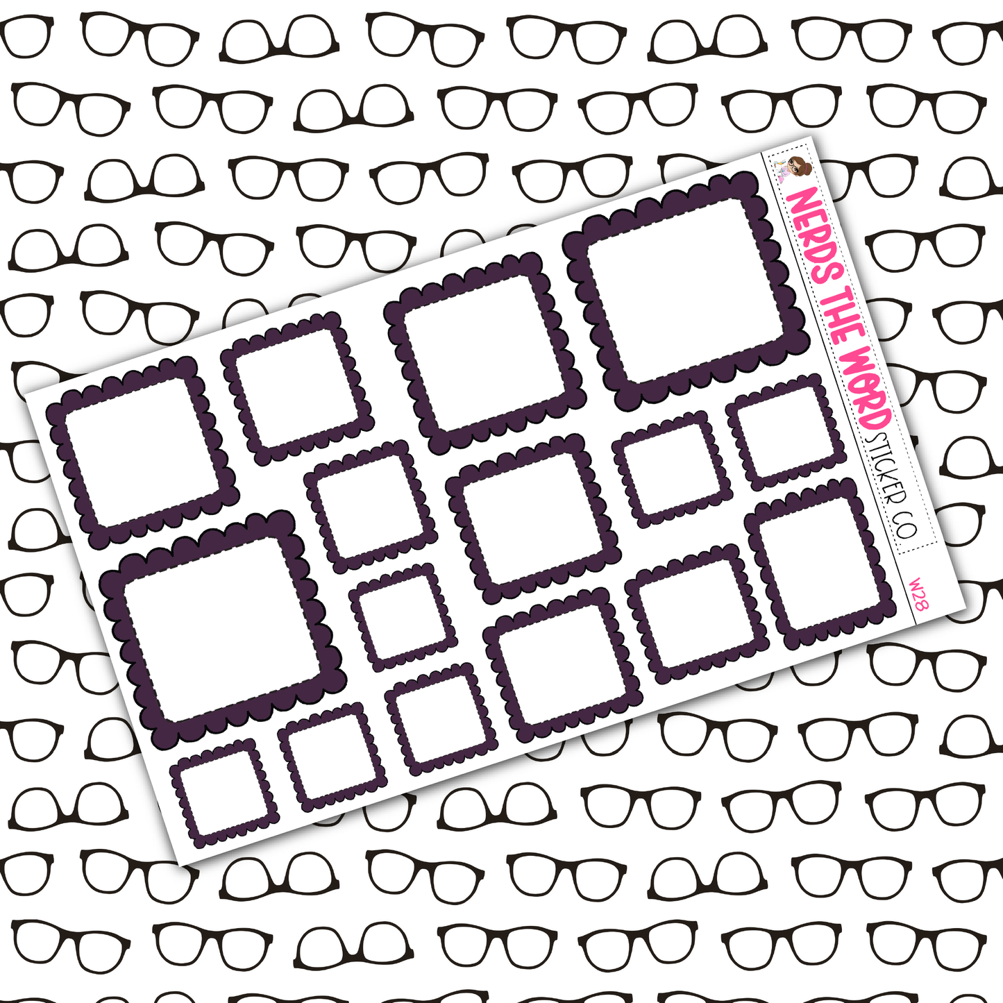 Bumpy Box Functional Planner Stickers