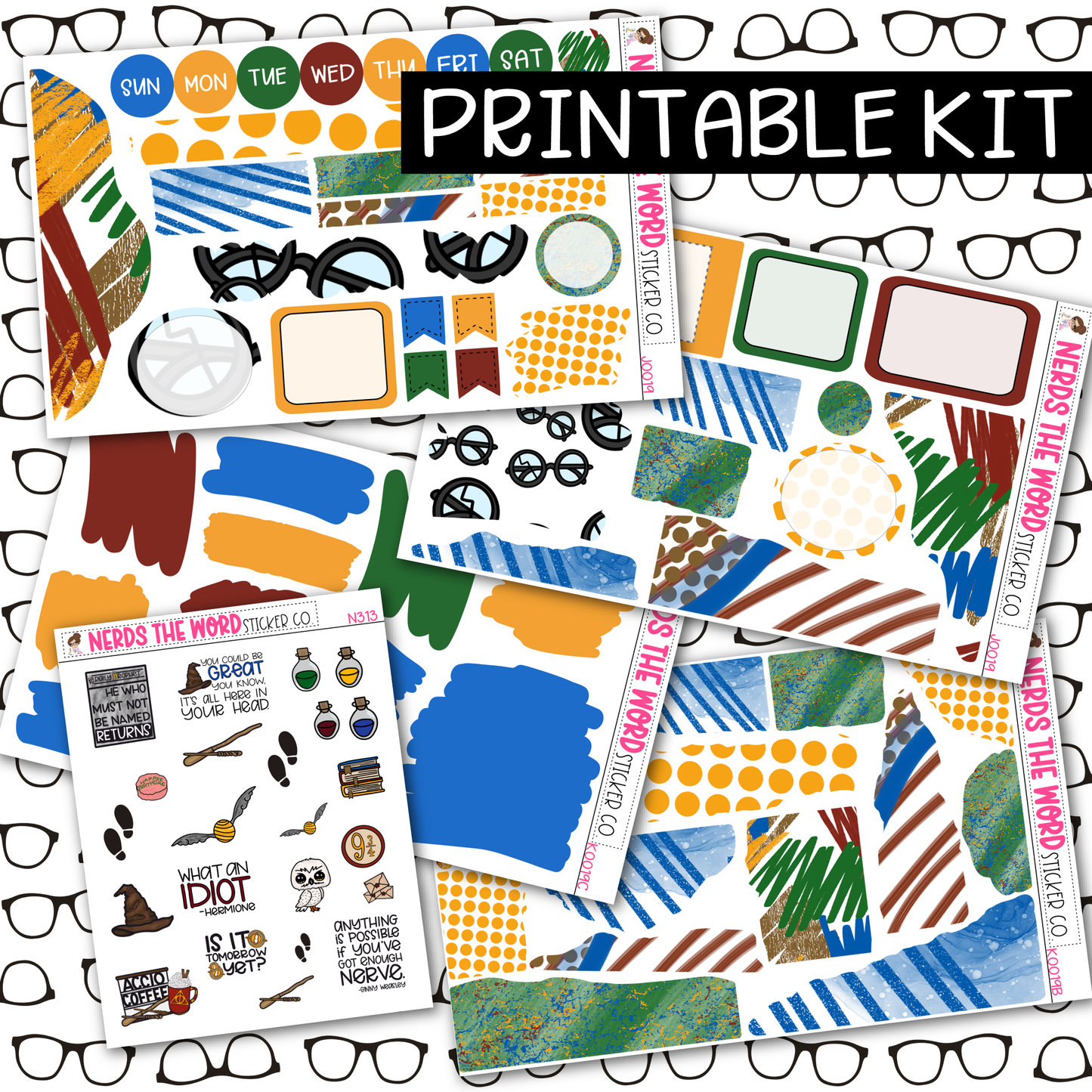 PRINTABLE Potter Journaling Kit