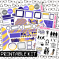 PRINTABLE -Jonas Monthly, Weekly and or Journaling Sticker Kit