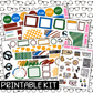 PRINTABLE -  You're a Wizard Monthly, Weekly and or Journaling Sticker Kit