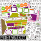 PRINTABLE - Hey Boo Monthly, Weekly and or Journaling Sticker Kit