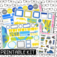 PRINTABLE - BB House Monthly, Weekly and or Journaling Sticker Kit