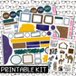 PRINTABLE - Nativity Monthly, Weekly and or Journaling Sticker Kit